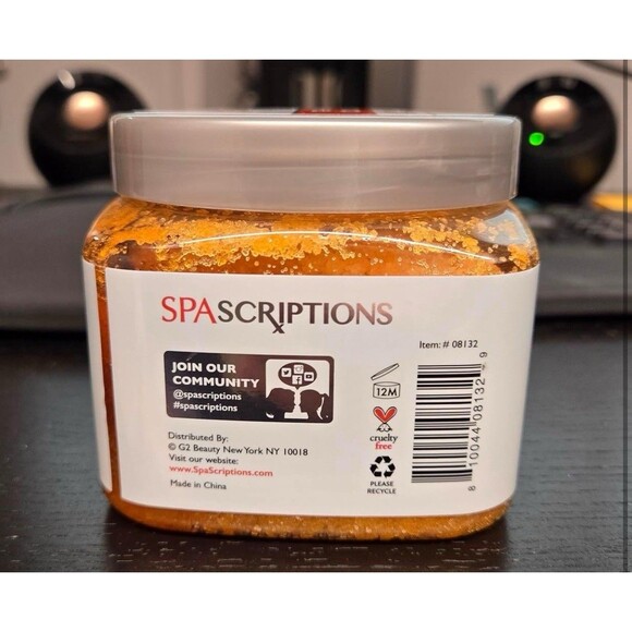 Turmeric + Collagen Exfoliating Body Scrub w/ Brown Sugar & Vitamin E - 21 oz - Picture 6 of 10